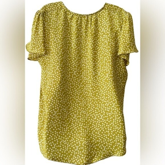 Carolina Belle Montreal Floral Short‎ Sleeve Blouse Size Large - Picture 2 of 13